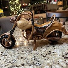 Wood motorcycle figurine for sale  Eden Prairie