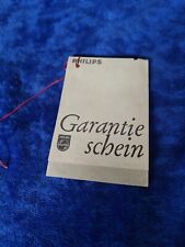 Garantieschein philips stereo gebraucht kaufen  Haigerloch