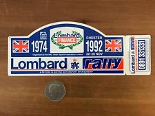 Lombard rac rally for sale  Shipping to Ireland