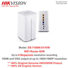 Usado, Roteador WiFi Original Hikvision DS-7108NI-E1/V/W 8CH 6MP NVR/1TB/HDMI comprar usado  Enviando para Brazil
