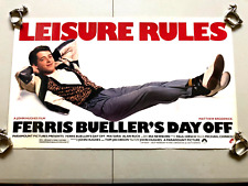 Día libre de Ferris Buehler (reglas de ocio) 1986 Paramount Pictures 14x24" original segunda mano  Embacar hacia Argentina