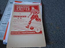 Sheppey united snowdown for sale  UK