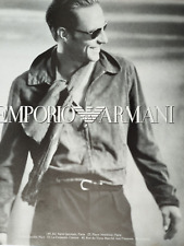 Anúncio impresso vintage EMPORIO ARMANI!! "Uma camisa e calças masculinas" comprar usado  Enviando para Brazil