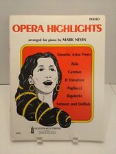 Opera highlights sheet for sale  Romulus