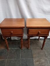 A Pair Of Pine Side/Bedside/Hall Tables * for sale  Shipping to South Africa