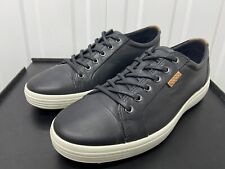 Ecco black leather for sale  LYMINGTON