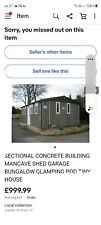 Concrete sectional building for sale  TRIMDON STATION