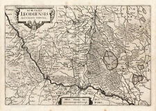Antique map liege d'occasion  Expédié en Belgium