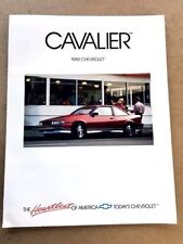 brochure car chevy 1989 for sale  Red Wing