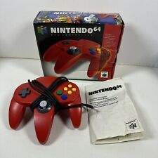 Controle N64 vermelho na caixa bastão apertado oficial autêntico Nintendo 64 comprar usado  Enviando para Brazil