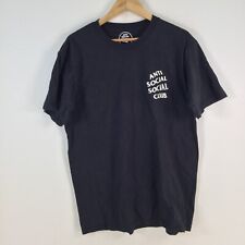 Camiseta masculina clube social anti-social tamanho G preta manga curta gola redonda 081613 comprar usado  Enviando para Brazil
