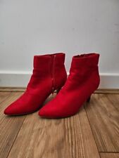 Women red boots for sale  PETERBOROUGH