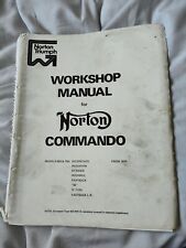 Nort commando workshop for sale  PRESTON