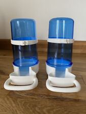 2 x Bird Cage Feeder Water Drinker Seed Fountain For Budgie Finch Cockatiel for sale  SOUTH PETHERTON