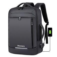 40L Expandable Laptop Backpack USB Charging School Bag Waterproof Travel bag New for sale  Shipping to South Africa