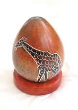 Soapstone egg animal for sale  LEEDS