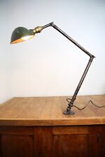 Vintage Antique Industrial Light Drafting Lamp Articulating Ajusco oc white era, used for sale  Shipping to South Africa