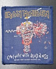 Iron Maiden Official Vintage PATCH Can I Play With Madness 1988 Glitter Thread , usado comprar usado  Enviando para Brazil