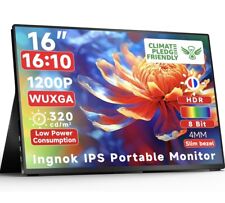 Monitor portátil 16 polegadas 1200P 16:10 320cd/m2 tela IPS 8 bits comprar usado  Enviando para Brazil