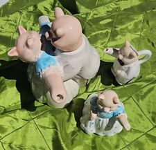 Dancing pigs ceramic for sale  Flint