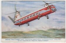 Bristol helicopter postcard for sale  UK