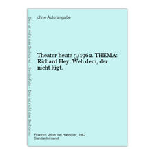 Theater 1962 thema gebraucht kaufen  Berlin