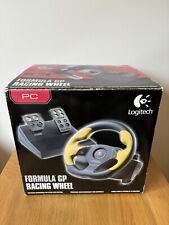 Used, Logitech Formula GP Gaming Steering Wheel & Pedals for PC boxed for sale  Shipping to South Africa