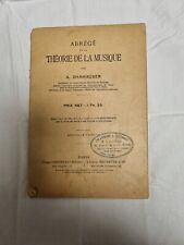 Abrege theorie musique d'occasion  Paris VI