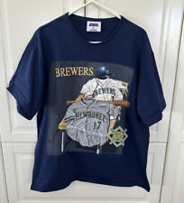 Usado, Camiseta Vintage Milwaukee Brewers Tamanho Grande comprar usado  Enviando para Brazil