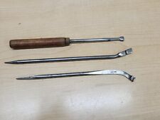 Lot of 3 Antique Grand Piano Tuning Tools Let Off Regulator Driver, used for sale  Shipping to South Africa