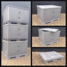 Palettenboxen BigBox Kunststoffbox Container Faltbox  Plastic pallet boxes gebraucht kaufen  Buxtehude