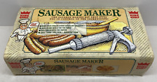 VINTAGE KING CHEF SAUSAGE MAKER KIT - EXCELLENT BOXED, used for sale  Shipping to South Africa