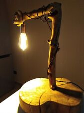 Lampada legno artigianale usato  Massafra