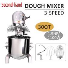 Secondhand 3 Speed Commercial Dough Food Mixer 1100W 30 Quart Stainless Steel for sale  Ontario