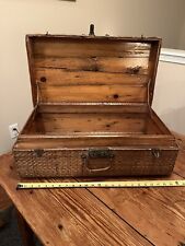 rattan suitcase antique for sale  Sarasota
