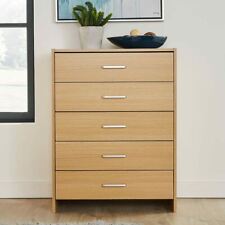 Chest of Drawers Oak Bedroom Furniture 5 Drawer Seconds for sale  Shipping to South Africa