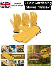 Gardening gloves leather for sale  LEICESTER