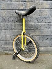 Used, 20" ADULT UNICYCLE RETRO VISCOUNT YELLOW TRICKS STUNTS CIRCUS SUZUI RINGMASTER for sale  Shipping to South Africa