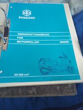 Piaggio werkstatthandbuch moto gebraucht kaufen  Sande,-Elsen,-Wewer