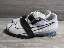 Zapatos de levantamiento de pesas Nike Romaleos 4 para hombre talla 13 blancos negros CD3463-101 segunda mano  Embacar hacia Argentina