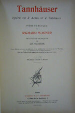 Richard wagner tannhäuser d'occasion  Corbeil-Essonnes