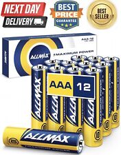 ALLMAX AAA Maximum Power 12 Pack 1.5V Batteries Leakproof 10 Year Shelf Life for sale  Shipping to South Africa