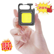 Used, Mini COB Flashlights 800 Lumens Bright Rechargeable Keychain Small Flashlight for sale  Shipping to South Africa