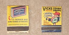 Collectible matchbooks. vicks for sale  Peoria