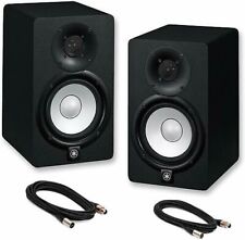 Monitores ativos de estúdio (PAR) com cabos Yamaha HS5 comprar usado  Enviando para Brazil