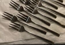 5 x Villeroy & Boch Piemont Dessert Pastry Cake Forks, used for sale  Shipping to South Africa