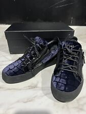 Giuseppe Zanotti Men's Blue May London SC Meredith Navy Shoes Size 42 for sale  Shipping to South Africa