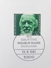 Briefmarke wilhelm raabe gebraucht kaufen  Grünberg