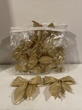 Gold christmas bows for sale  Wittmann