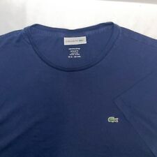 Camiseta masculina Lacoste azul marinho 3XL (XXXL) comprar usado  Enviando para Brazil